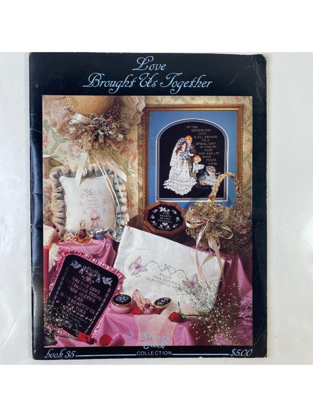 Love Brought Us Together Cross Stitch Sixteen Patterns Instruction Book